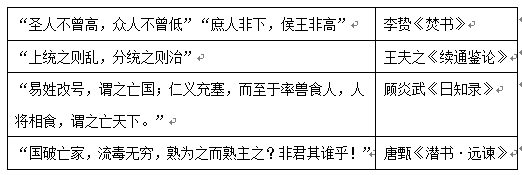2019年安徽会考历史试卷及答案