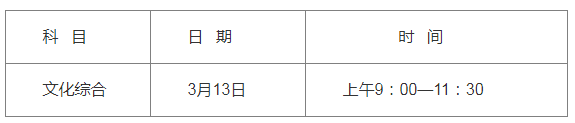 2021年贵州黔西南专升本考试时间:3月13日