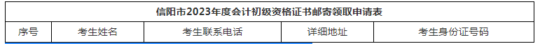 2023年河南信阳初级会计考试证书于10月16日开始发放